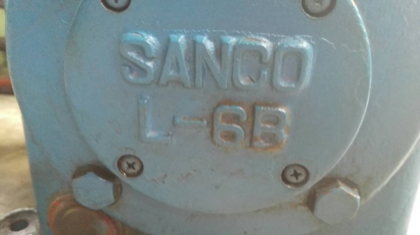 Sell>> หัวปั้มลม SANCO JAPAN 5 HP. สภาพสวย สด แน่น พร้อมใช้งาน.