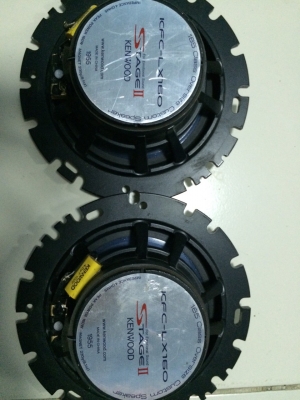 ลำโพง KENWOOD STAGE II ICFC-LX160 รุ่นใหญ่ 2ทาง 6.5นิ้ว 160W โครงหล่อ แม่เหล็กก้อน กรวยโพลี เสียงกลางแหลมชัด ใส เบสนุ่ม มือ2 ญี่ปุ่น