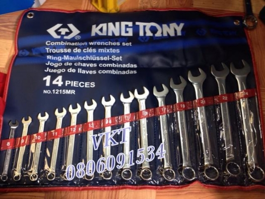 ประแจแหวนช้าง 14 ตัวชุด King Tony 1215MR ของแท้