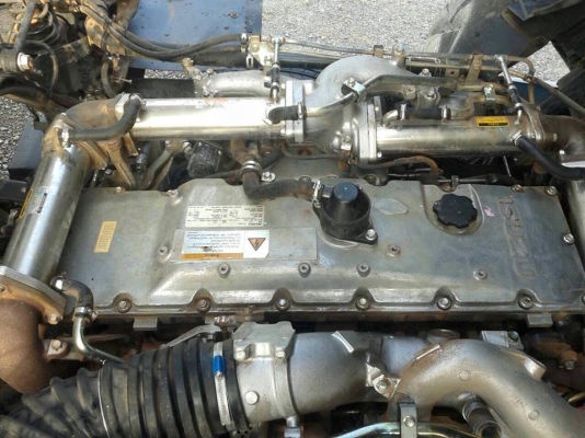 ขายรถสิบล้อ ISUZU DECA FXZ360แรง ปี55 พ่วงแม่ลูกดัมพ์สามมิตรพ่วงแม่ลูก กะบะสามมิตร