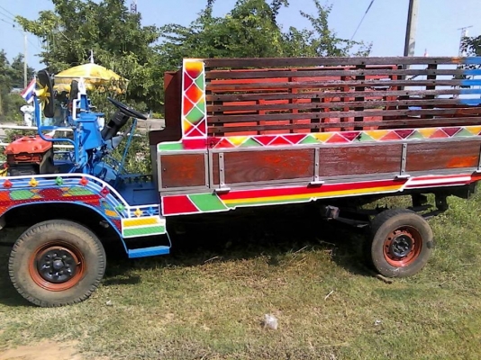 ขายอีแต๋นคูโบต้า กระบะขึ้นใหม่ ระบบไฟเช็ค พื้นดี เครื่องkubota et110 สภาพพร้อมใช้งาน เกียร์ดี