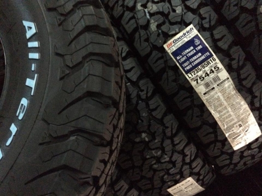 BF Goodrich All-terrain KO2 ขนาด 235 85 r16 หน้าแคบปี15