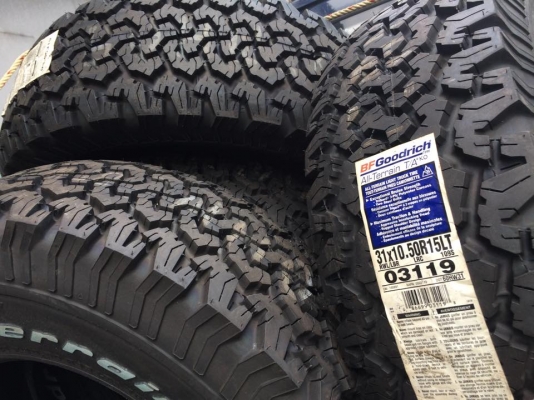 BF Goodrich All-Terrain KO ขนาด 31 10.5 r15 BF Goodrich All-Terrain KO ขนาด 31 10.5 r15