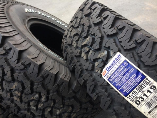 BF Goodrich All-Terrain  KO ขนาด 31 10.5 r15