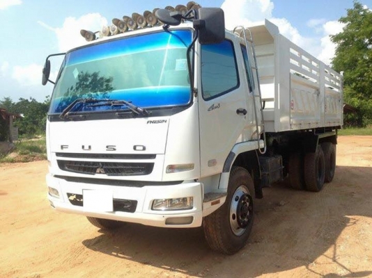 ขายรถสิบล้อ FUSO FN2524 240แรง ปี56 ดัมพ์สามมิตร กะบะสามมิตร