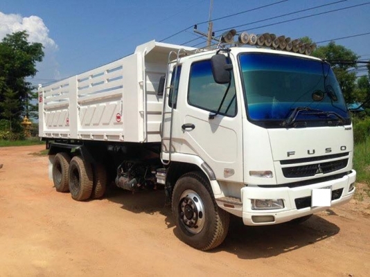 ขายรถสิบล้อ FUSO FN2524 240แรง ปี56 ดัมพ์สามมิตร กะบะสามมิตร
