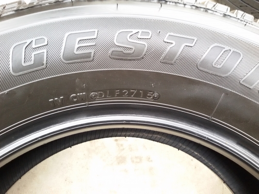 ขายยางป้ายแดง255/65/17ปี 2715 BRIDGESTONE DUENER 840  4 เส้น