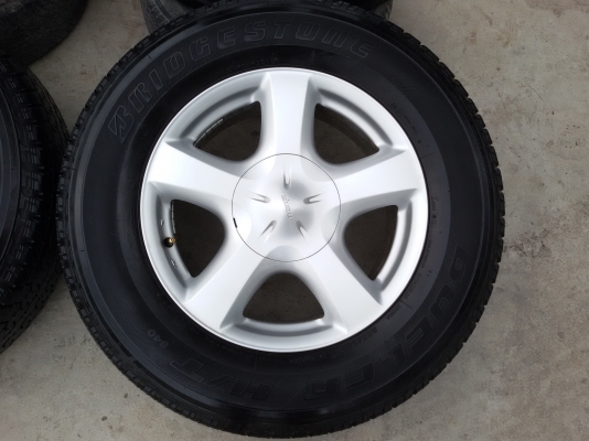 ขายล้อISUZU V Cross 17 ยาง255/65/17ปี 2514  4 ล้อ