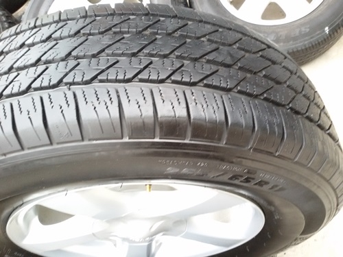 ขายล้อISUZU V Cross 17 ยาง265/65/17 ปี 0214  4 ล้อ