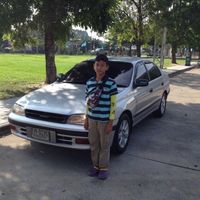 TOYOTA  ท้ายโด่งปี95 เกียร์ออโต้ติดแก๊สแล้ว ราคา 74,000 บาท ติดต่อคุณเอ๋ 092-6356419