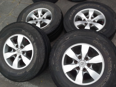 ล้อ Vigo 4WD 6/139 ขอบ16 กว้าง7 สภาพดี 1ชุด