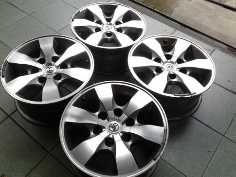 ล้อ Vigo 4WD 6/139 ขอบ16 กว้าง7 สภาพดี 1ชุด