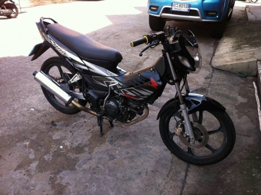 Sonic ปี 47 สตาร์ทเท้า สีดำ กุญแจสองชั้น เครื่องเดิม มีเล่ม เอกสารพร้อม