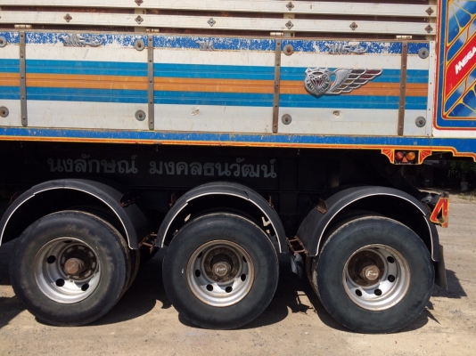 แลกกับลูกพ่วง3เพลาสามมิตร............ขายหางเซมิดั้ม3เพลายาว9เมตรอู่หน้าพระลรน