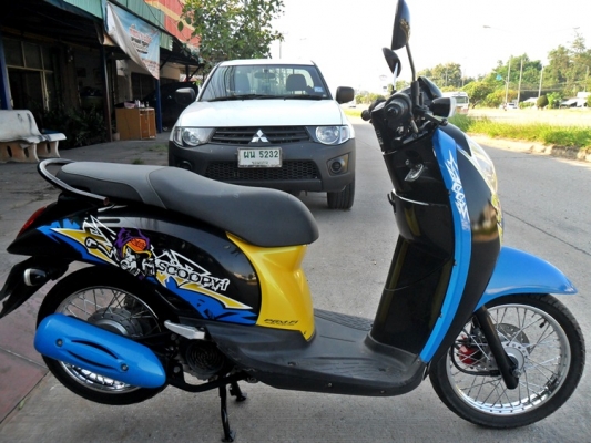 ฮอนด้าสกูปปี้ไอ ปี54 สภาพสวยเครื่องเดิมรถพร้อมใช้เอกสารพร้อมโอน