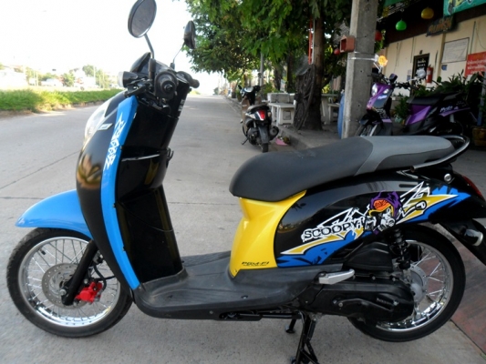 ฮอนด้าสกูปปี้ไอ ปี54 สภาพสวยเครื่องเดิมรถพร้อมใช้เอกสารพร้อมโอน