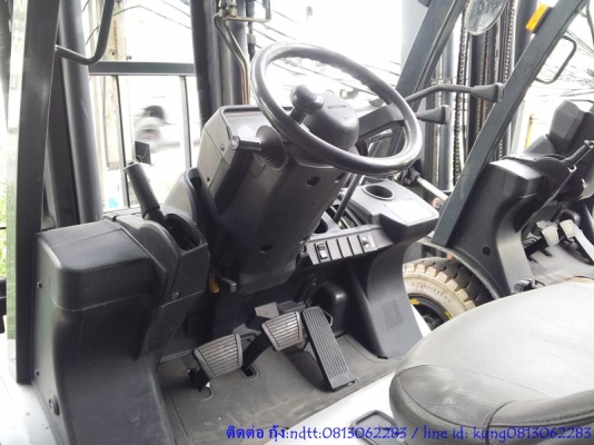 รถโฟร์คลิฟท์ มือสอง ขนาด 3 ตัน Nissan UGL02 # UGL02-001550 โทร.กุ้ง:0813062283