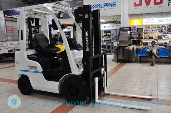 ขายรถโฟล์คลิฟท์มือสอง NISSAN รุ่น NL01 ราคา 215,000 บาทนำเข้าจากประเทศญี่ปุ่น 100\% ไม่เคยใช้งานในประเทศไทย