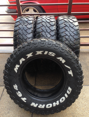 ยาง Mud Maxxis 245 75 16 ดอกเยอะ ไม่มีปะ พร้อมใช้งาน ราคาไม่แพง