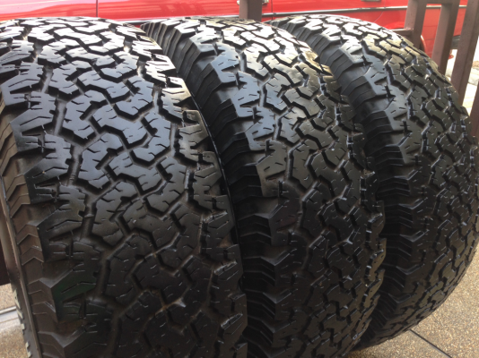 ยาง All BF goodrich 31 10.5 R15 จำนวน3เส้น ดอกติดหนวดไม่มีปะ