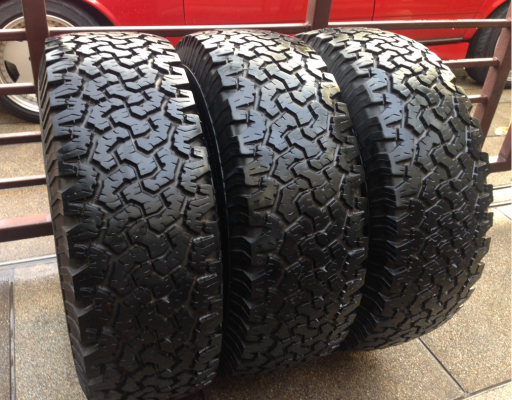 ยาง All BF goodrich 31 10.5 R15 จำนวน3เส้น ดอกติดหนวดไม่มีปะ