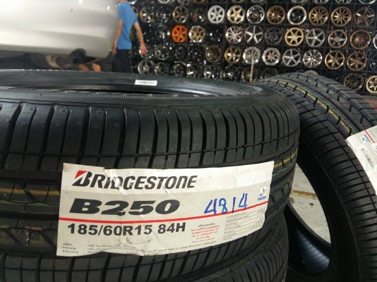 ยาง BRIDGESTONE B250 185/60R15 เส้นละ 2,250 บาท