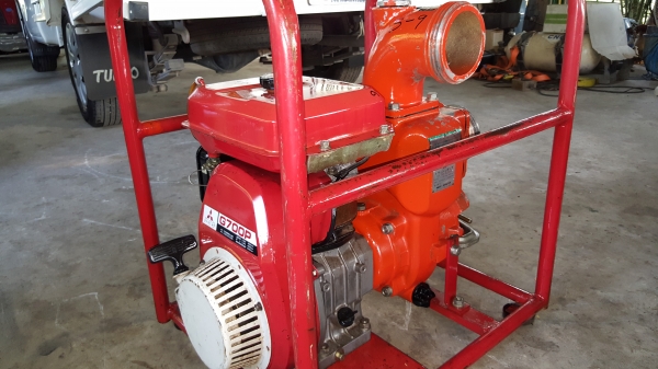 ปั้มน้ำ 7 แรง mitsu  4x4 นี้ว