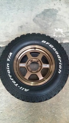 แม็กใหม่TE37et30+ยางBFGoodrich 265/70/16(ปี20/11)