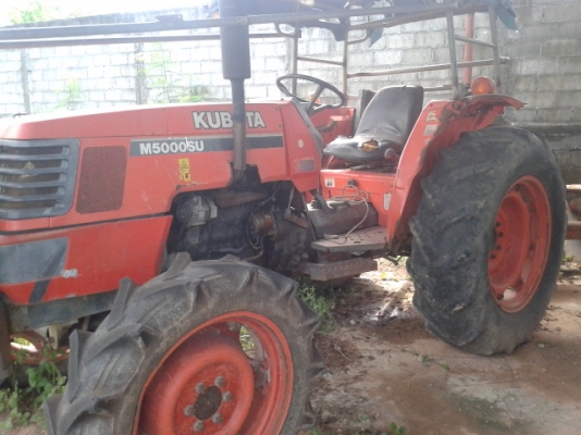 (จบการขายแล้วค่ะคุณสนั่น อ สังขะ จ สุริน จัดส่งเรียบร้อย)รถไถคูโบต้า  M 5000  พร้อมใช้งาน  เล่มติดมือ
