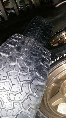 แม็กใหม่TE37et30+ยางBFGoodrich 265/70/16(ปี20/11)