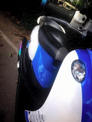 Fino เกย์แยก สีฟ้าขาว รถบ้านเดิมเดิม 16900 สภาพพร้อมใช่งาน