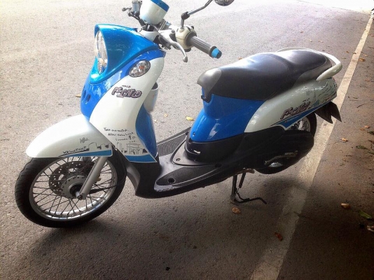 Fino เกย์แยก สีฟ้าขาว รถบ้านเดิมเดิม 16900 สภาพพร้อมใช่งาน