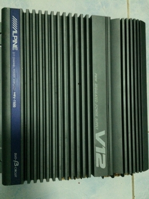 Power Alpine V12 MRV-T500 2CH 50W*2 CH ขับกลางแหลม ปรับเป็น Mono ขับซัพได้ ปรับ HP/LP ช่วง 50-200 Hz มือ2 ญี่ปุ่น