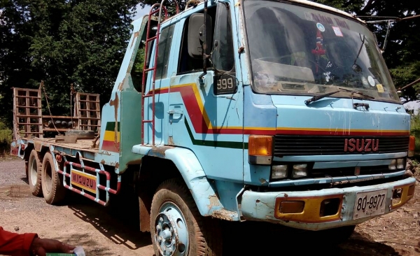 สิบล้อ2เพา อีซุชุ FVZ12MY 175 สโลส 2เพา ท้ายลากหางพับไฮโลริส ขึ้นรถเกียว สภาพพร้อมใช้ ทะเบียนพร้อมโอน