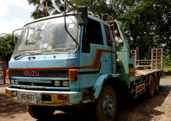 สิบล้อ2เพา อีซุชุ FVZ12MY 175 สโลส 2เพา ท้ายลากหางพับไฮโลริส ขึ้นรถเกียว สภาพพร้อมใช้ ทะเบียนพร้อมโอน