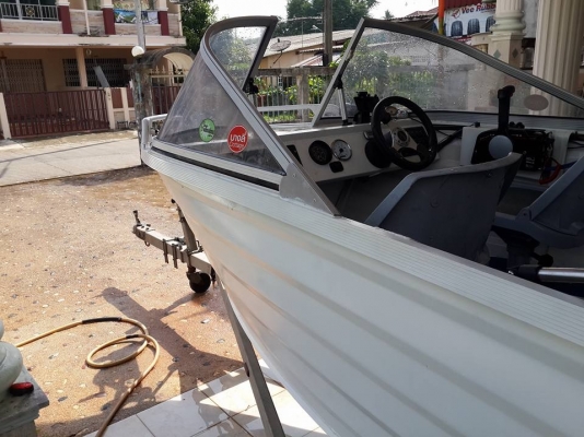 ขายเรืออลู Kimple เครื่อง Hondex 40 แรง