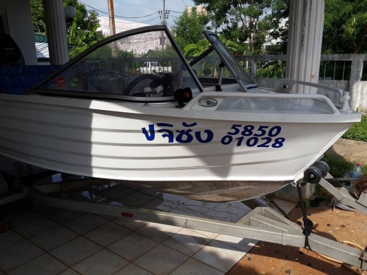 ขายเรืออลู Kimple เครื่อง Hondex 40 แรง