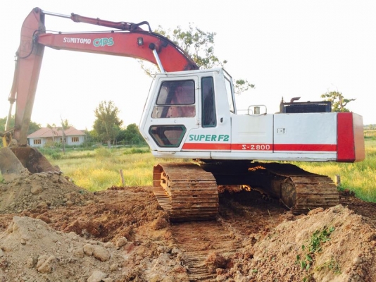 ขายแบคโคร SUMITOMO LS-2800F2 ปั้มK3V เครื่อง6BD1เทอร์โบ ช่วงล่างแน่น รถสวยสภาพพร้อมใช้งาน