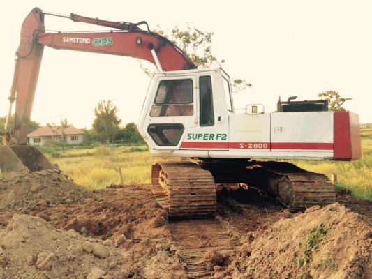 ขายแบคโคร SUMITOMO LS-2800F2 ปั้มK3V เครื่อง6BD1เทอร์โบ ช่วงล่างแน่น รถสวยสภาพพร้อมใช้งาน