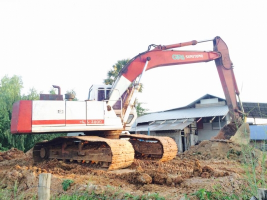 ขายแบคโคร SUMITOMO LS-2800F2 ปั้มK3V เครื่อง6BD1เทอร์โบ ช่วงล่างแน่น รถสวยสภาพพร้อมใช้งาน