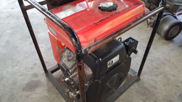 ปั้มน้ำ 18 แรง 2 สูบ สตาร์กุญแจ เข้าออก 3 X 3 นิ้ว