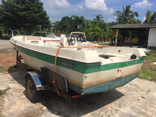 เรือตกปลานิสสัน 16 ฟุตป้อมคู่