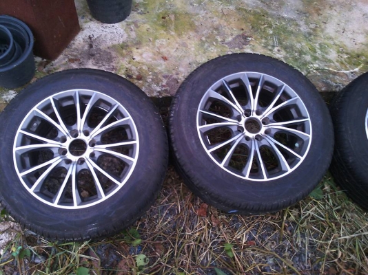 ล้อแม็ครถยนต์ LENSO ขอบ 15 4รู100 4รู114 พร้อมยางใหม่ๆๆ