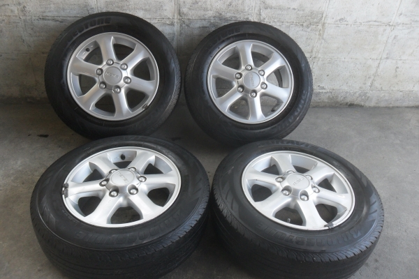 ล้อแม็ก 16นิ้ว 6รู อีซูสุ พร้อมยาง สวยๆ 4 ล้อ ลดราคาเหลือ 5900 บาท