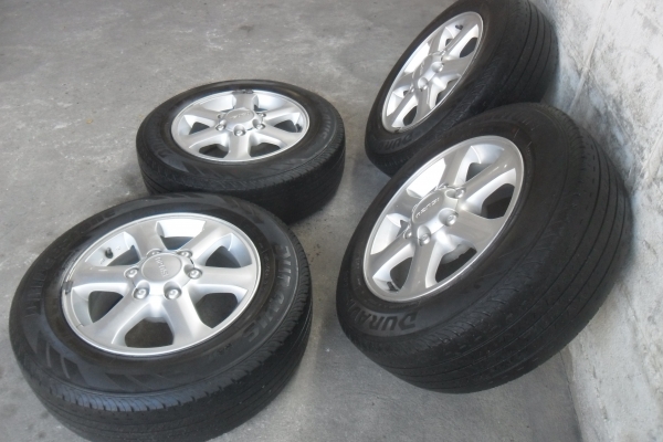 ล้อแม็ก 16นิ้ว 6รู อีซูสุ พร้อมยาง สวยๆ 4 ล้อ ลดราคาเหลือ 5900 บาท