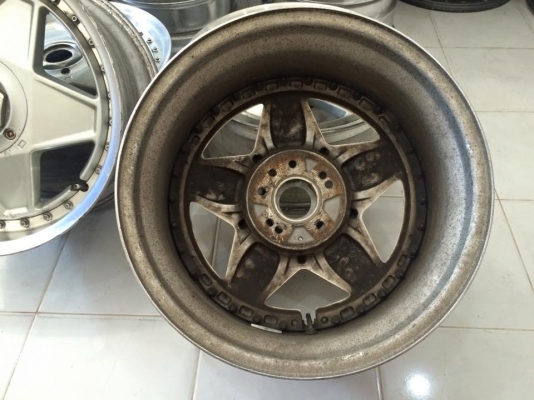 ขายล้อ RAYS HUHRER 2 ชิ้นแท้ ขอบ 17 F8 R9 4,5/114.3 ล้อประมูลญี่ปุ่น