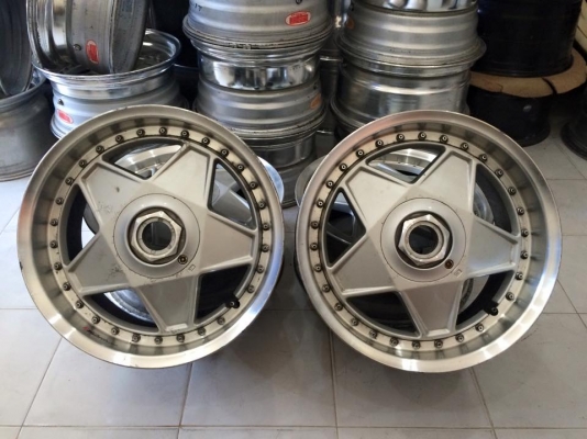 ขายล้อ RAYS HUHRER 2 ชิ้นแท้ ขอบ 17 F8 R9 4,5/114.3 ล้อประมูลญี่ปุ่น