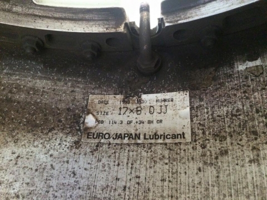 ขายล้อ RAYS HUHRER 2 ชิ้นแท้ ขอบ 17 F8 R9 4,5/114.3 ล้อประมูลญี่ปุ่น