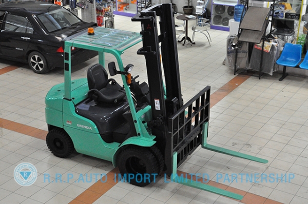 ขายรถโฟล์คลิฟท์มือสอง MITSUBISHI  รุ่น KFD25T  ราคา 395,000 บาท นำเข้าจากประเทศญี่ปุ่น 100\% ไม่เคยใช้งานในประเทศไทย