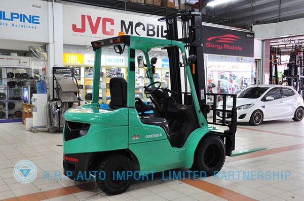 ขายรถโฟล์คลิฟท์มือสอง MITSUBISHI  รุ่น KFD25T  ราคา 395,000 บาท นำเข้าจากประเทศญี่ปุ่น 100\% ไม่เคยใช้งานในประเทศไทย